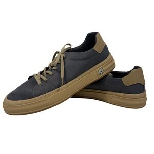 Men's Casual Sneakers Gray Tan‎ Lace Up Size 12